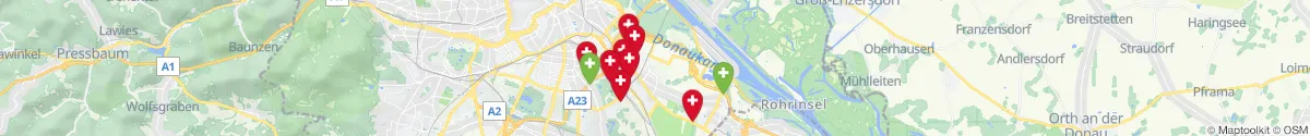 Map view for Pharmacy emergency services nearby 1110 - Simmering (Wien)